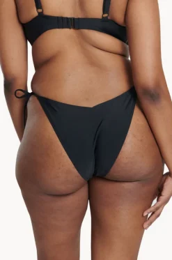 Bottoms^Raq Apparel Plain Cheeky Tie Side Pant BLACK