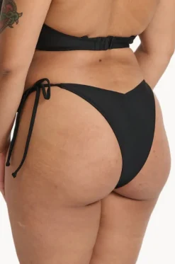 Bottoms^Raq Apparel Plain Cheeky Tie Side Pant Black