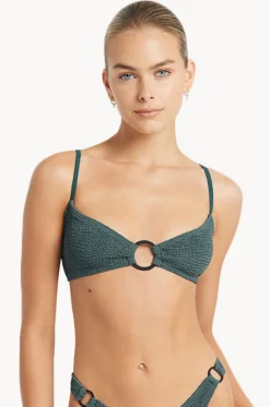 Bikini Tops^Bond-eye Plain Eco Ring Lissio Crop French blue