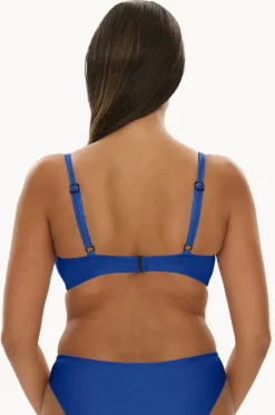 Bikini Tops^Raq Apparel Plain GG/H Cup Balconette Bra Cobalt