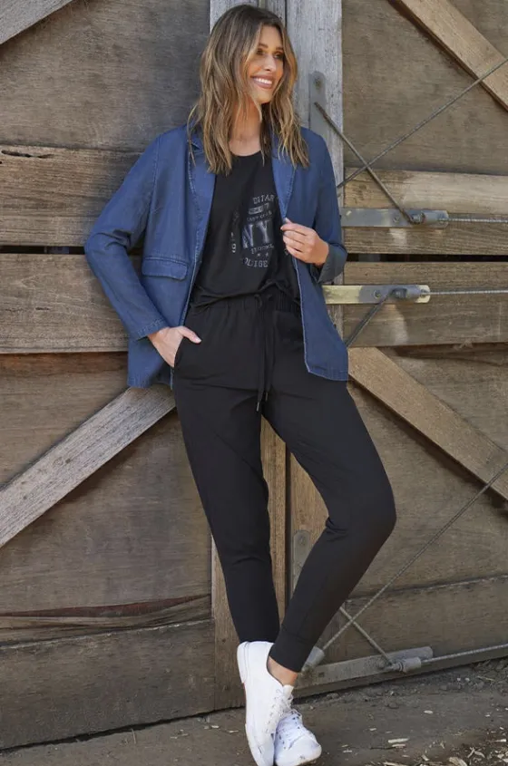 Pants^Betty Basics Plain Heidi Pant Black