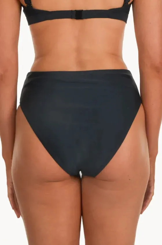 Bottoms^Base Swim Plain High Rise High Leg Pant BLACK