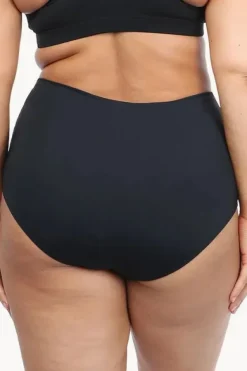 Bottoms^Base Swim Plain High Waisted Pant BLACK