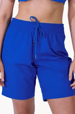 Boardshorts^Base Swim Plain Mid Boardshort Cobalt