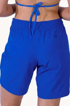 Boardshorts^Base Swim Plain Mid Boardshort Cobalt