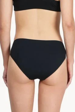 Bottoms^Base Swim Plain Mid Pant Black