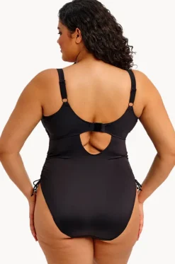 One Pieces^Elomi Swimwear Plain Sailing H Cup Adjustable Side One Piece BLACK