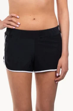 Boardshorts^Salty Ink Plain Sporty Boardshort BLACK
