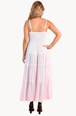 Dresses^Go Girl Plain Traveller Maxi Dress White