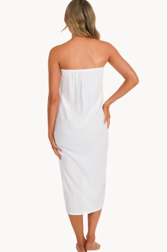 Sarongs^Bodacious Plain Tube Sarong White