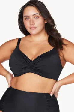 Bikini Tops^Artesands Plains Monet DD/E Underwire Bra Black
