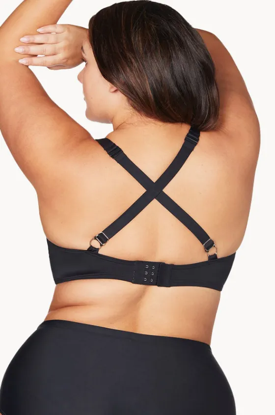 Bikini Tops^Artesands Plains Monet DD/E Underwire Bra Black