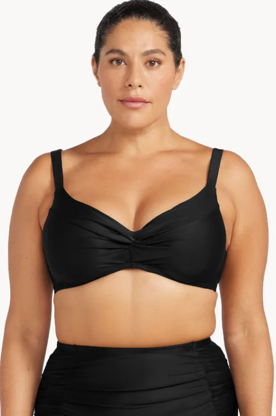 Bikini Tops^Artesands Plains Monet DD/E Underwire Bra Black
