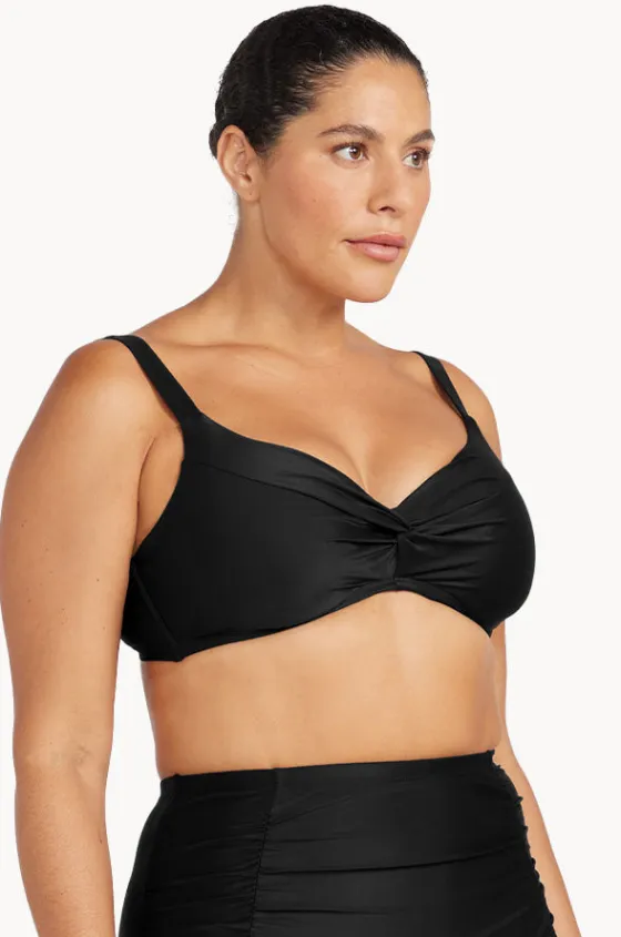 Bikini Tops^Artesands Plains Monet DD/E Underwire Bra Black