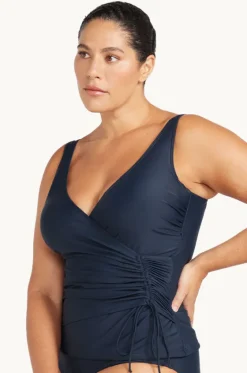 Tankini Tops^Artesands Plains Rembrant Tankini Separate Navy