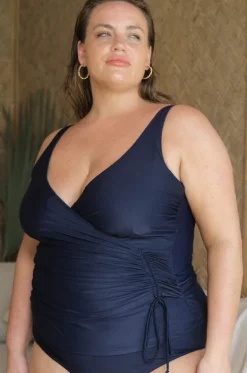 Tankini Tops^Artesands Plains Rembrant Tankini Separate Navy