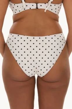 Bottoms^Raq Apparel Polka Dot 90's Brief Cream