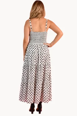 Dresses^Go Girl Polka Dot Traveller Maxi Dress Black