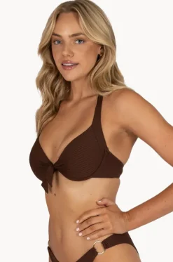Bikini Tops^Baku Positano Booster Halter Mocha