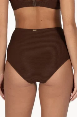 Bottoms^Baku Positano Ultra High Waist Pant Mocha