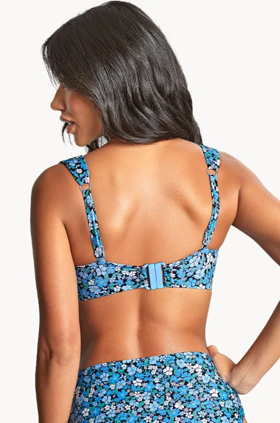 Bikini Tops^Panache Posy Bette F Cup Balconette Bra Blue