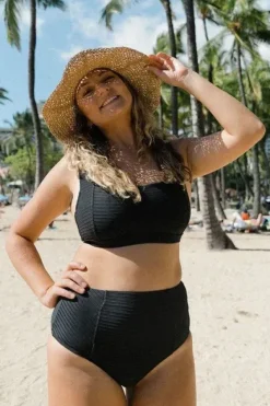 Bikini Tops^Rip Curl Premium Surf D/DD Cup Crop Black