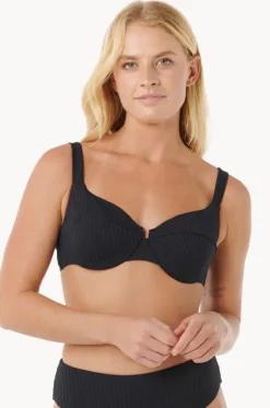 Bikini Tops^Rip Curl Premium Surf E Cup Bra BLACK