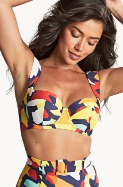 Bikini Tops^Panache Bette F Cup Balconette Bra Puglia
