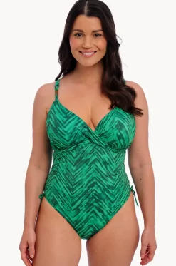 One Pieces^Fantasie Punta Mita E Cup Plunge One Piece Emerald