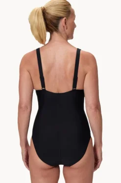 One Pieces^Speedo Quantum One Piece Black/White