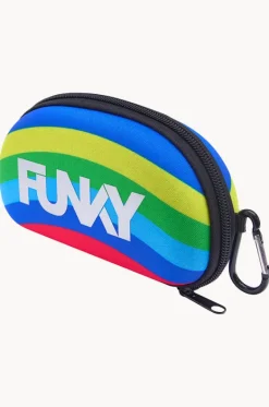 Swim Accessories^Funky Trunks Rainbowie Goggle Case Multi