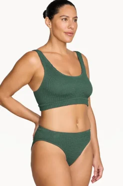 Bikini Sets^Artesands Recycled Kahlo Crop Set Seagreen