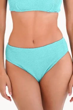 Bottoms^Moontide Retro Deco Mid Rise Pant Aqua