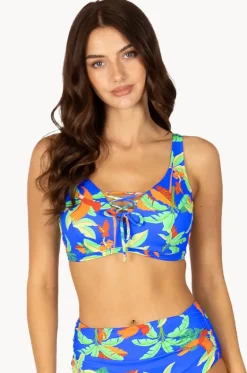 Bikini Tops^Baku Rio Grande E/G Cup Lace Up Bra Electric