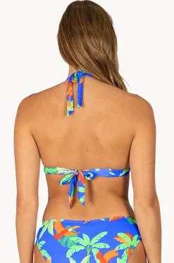 Bikini Tops^Baku Rio Grande Longline Halter Electric