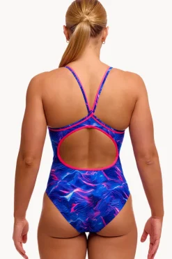 One Pieces^Funkita Rising Tide Diamond Back One Piece Blue/pink