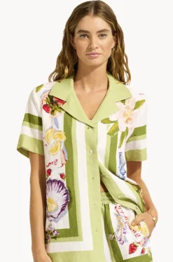 Tops^Seafolly Riviera Coast Shirt Sage