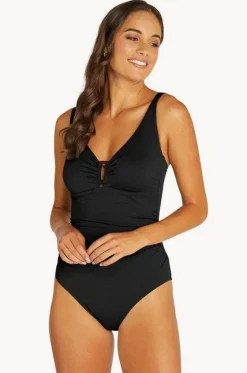 One Pieces^Baku Rococco D/E Cup Ring Front One Piece Nero