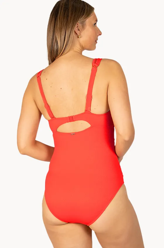 One Pieces^Baku Rococco E/F Cup Ladder Lace One Piece Flame
