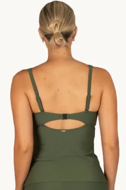 Tankini Tops^Baku Rococco F/G Cup Lace Up Tankini Separate Amazon