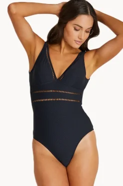One Pieces^Baku Rococco Longline One Piece Nero