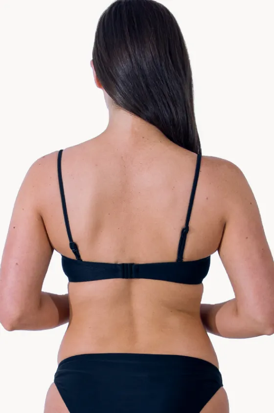 Bikini Tops^Baku Rococco Luxe Trim Bandeau Nero