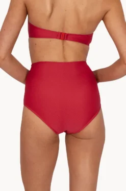 Bottoms^Baku Rococco Ultra High Waist Pant Cherry