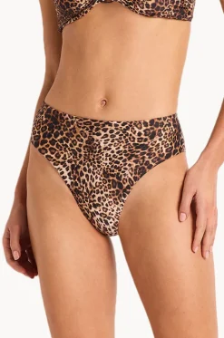 Bottoms^Monte u0026 Lou Romeo High Waist High Leg Pant Leopard
