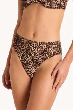 Bottoms^Monte u0026 Lou Romeo High Waist High Leg Pant Leopard