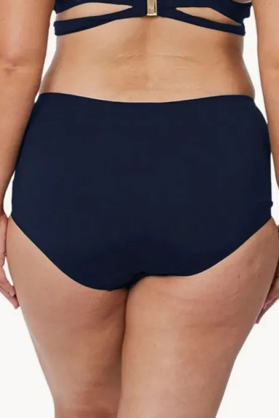 Bottoms^Genevieve 50s Gathered Brief Navy