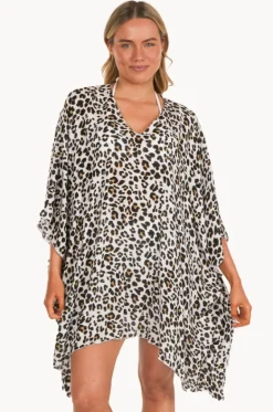 Overswim^Sundrenched Safari Short Tunic Black