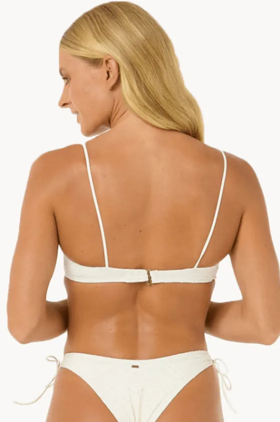 Bikini Tops^Rip Curl San Carlos Broderie Balconette Bone