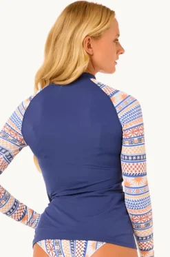 Rashies & Sunsuits^Rip Curl San Carlos Long Sleeve Suntop Dark Blue