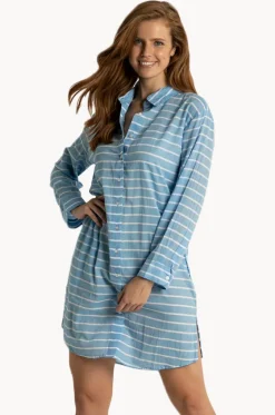 Dresses^Sunseeker Santorini Button Painter Dress Blue